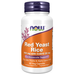 Red Yeast Rice 600 mg with CoQ10 30 mg Сердечно-сосудистые препараты, Red Yeast Rice 600 mg with CoQ10 30 mg - Red Yeast Rice 600 mg with CoQ10 30 mg Сердечно-сосудистые препараты